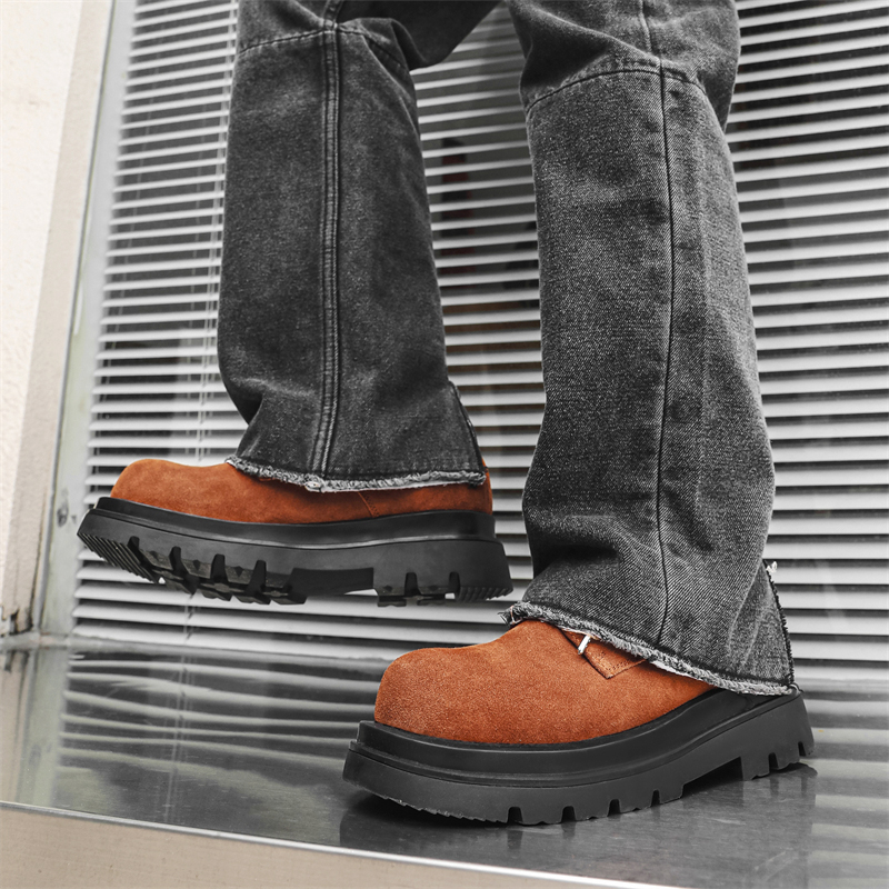 Мужские повседневные кроссовки Low Top коричневые/черные V ZERO FIVE — фото 3