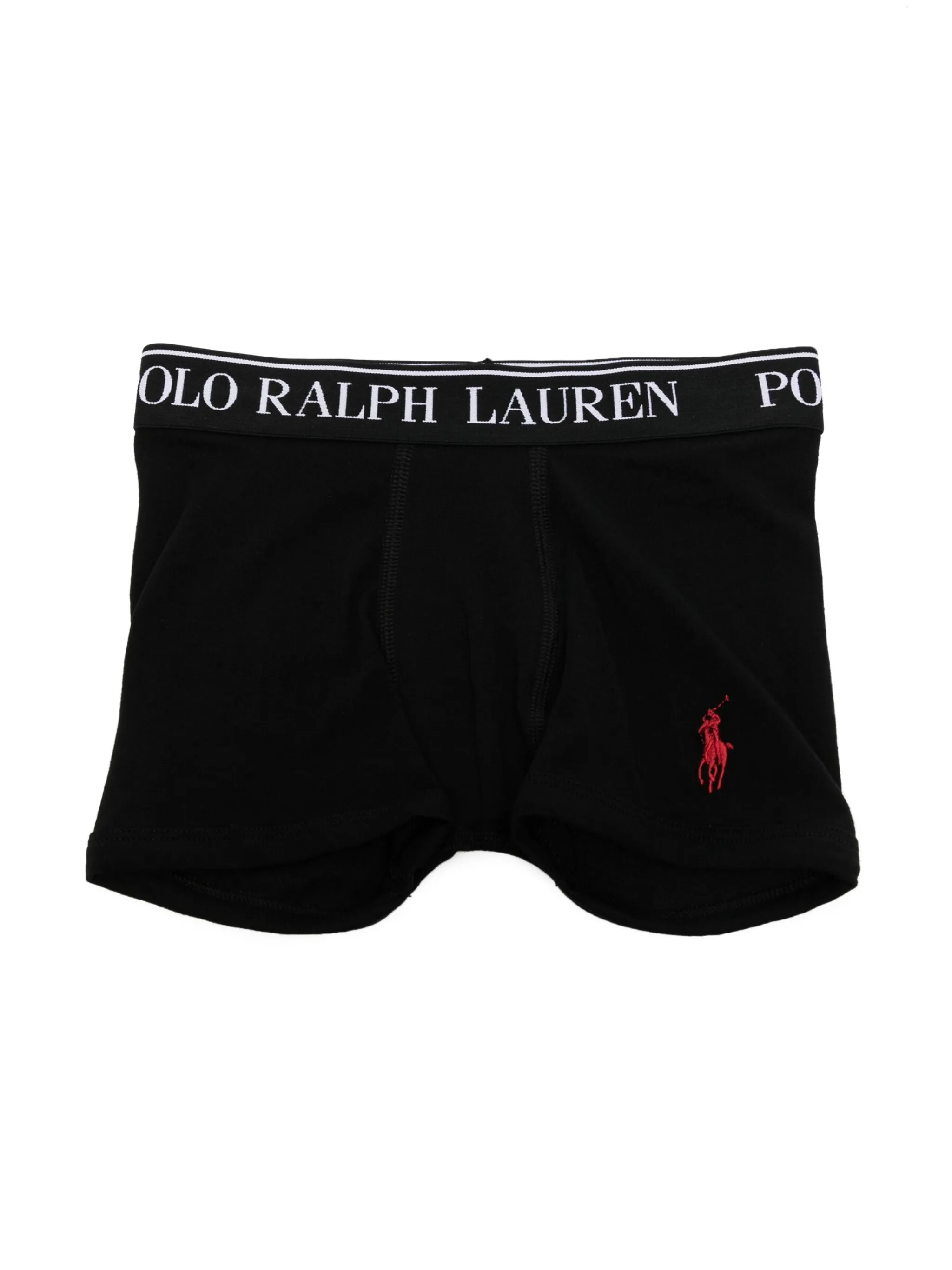 Комплект из пяти боксеров с логотипом Polo Ralph Lauren Kids, черный — фото 2