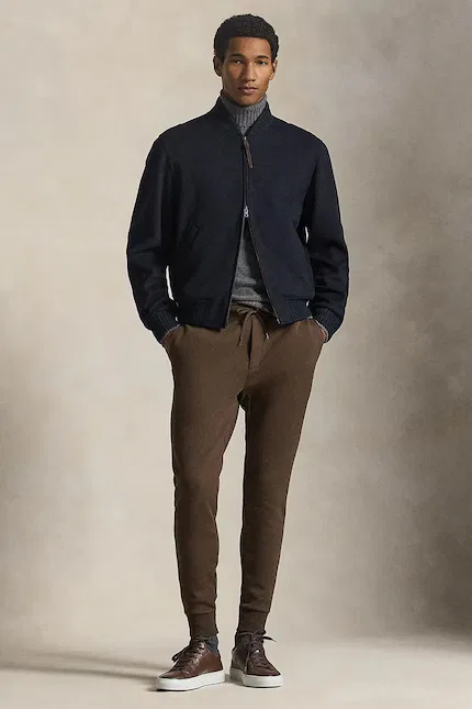 Джоггеры из мягкого хлопка Polo Ralph Lauren, коричневый — фото 3