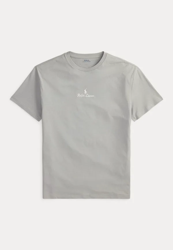Классическая футболка с логотипом, базовая футболка Polo Ralph Lauren, Soft Grey — фото 4