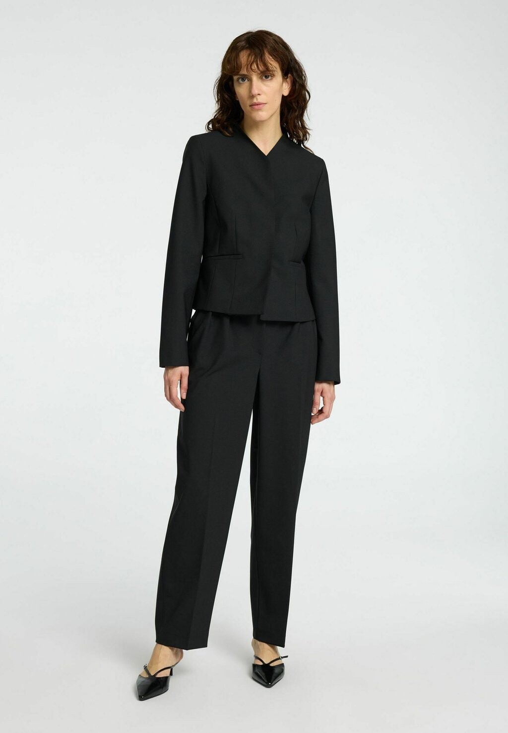 

Брюки HIGH WAIST Selected Femme, черный