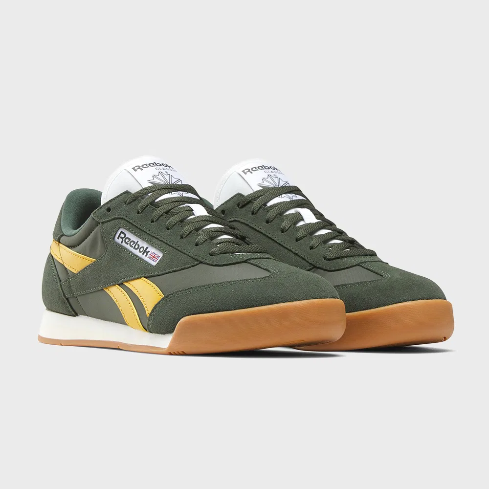 Мужские низкие кеды Campio XT оливкового цвета от Reebok — фото 2