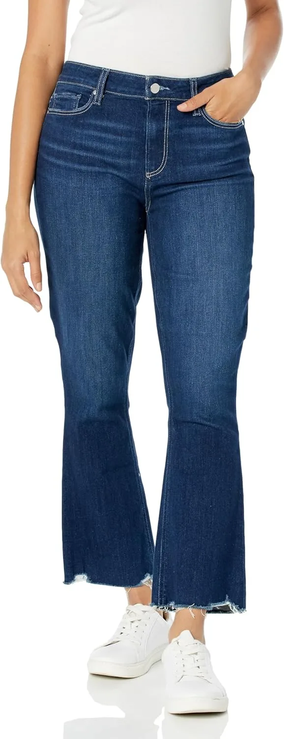 

PAIGE женские джинсы Shelby Mid Rise Cropped Flare