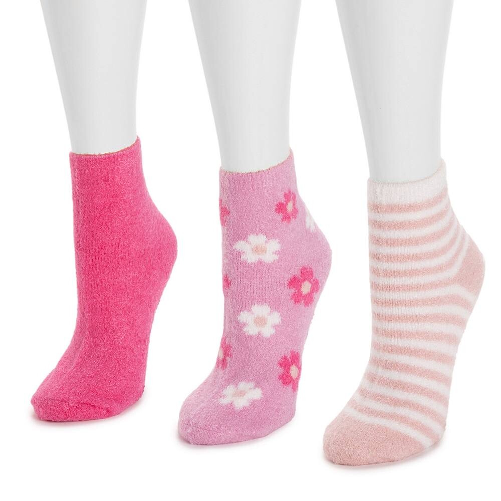 

Женские носки MUK LUKS, 5 пар носков Buttercream Crew, розовый