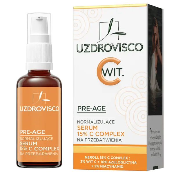 Сыворотка Uzdrovisco — Нормализующая с комплексом % для пигментации лица, Pre-Age, 30 мл — фото 3