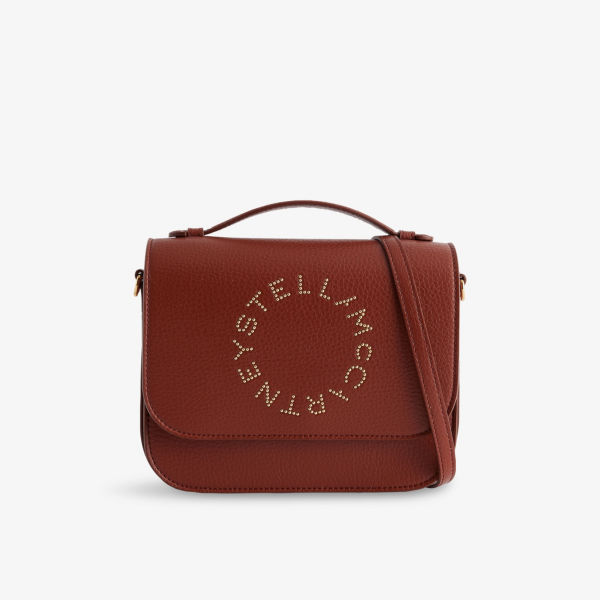 

Сумка Stella Mccartney с клапаном и логотипом, бордовый