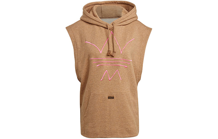 Жилет Adidas Originals R.Y.V. Hoodie, коричневый — фото 2