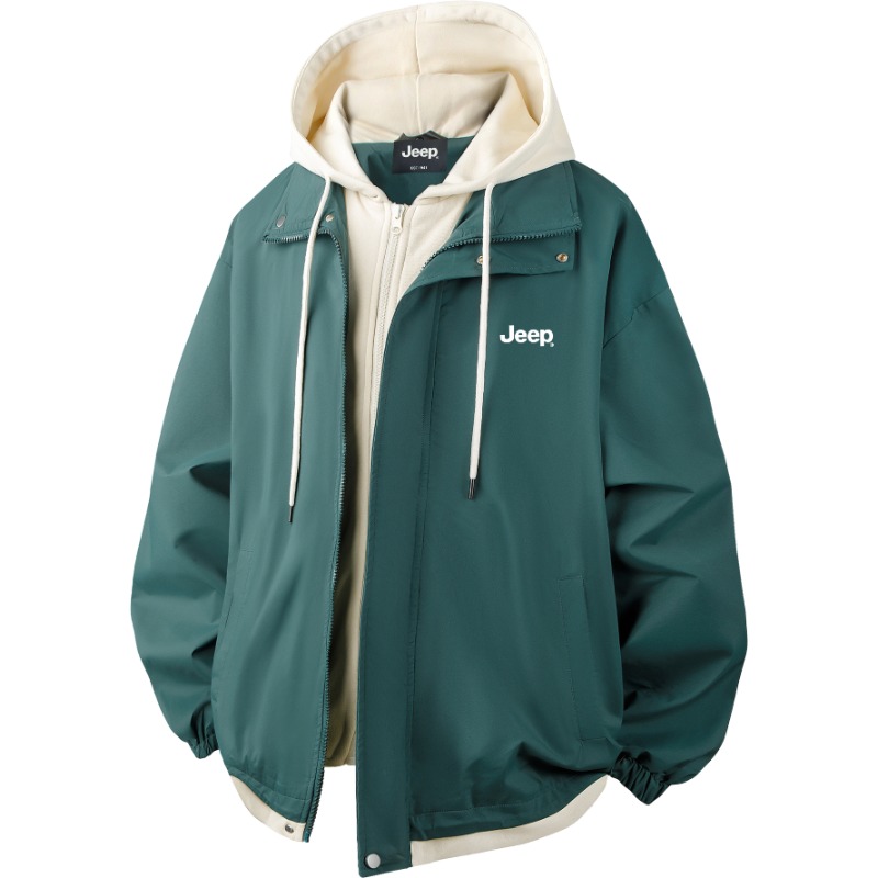 

Куртка Unisex Hooded Moderate Jeep, peacock зеленый+оранжевый