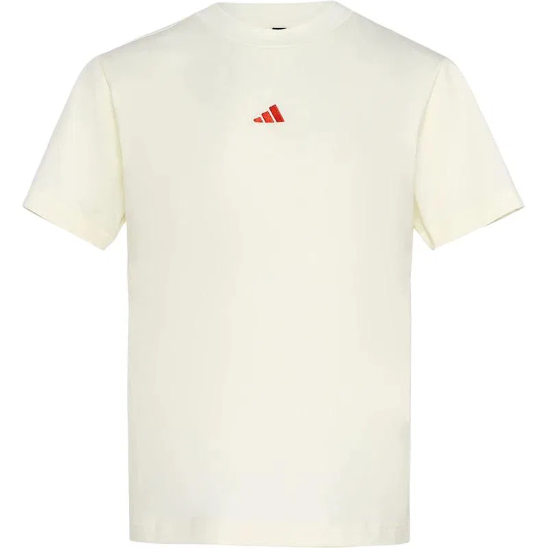 Футболка женская Adidas Ecru/Red — фото 4