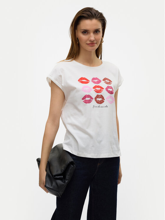 

Футболка обычного кроя Cysma 10328272 Vero Moda, белый