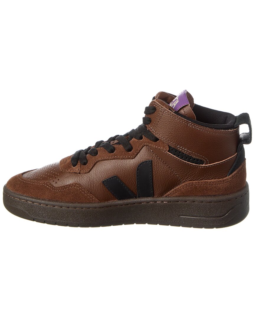 Кроссовки VEJA V-95 OT из кожи, черный — фото 2