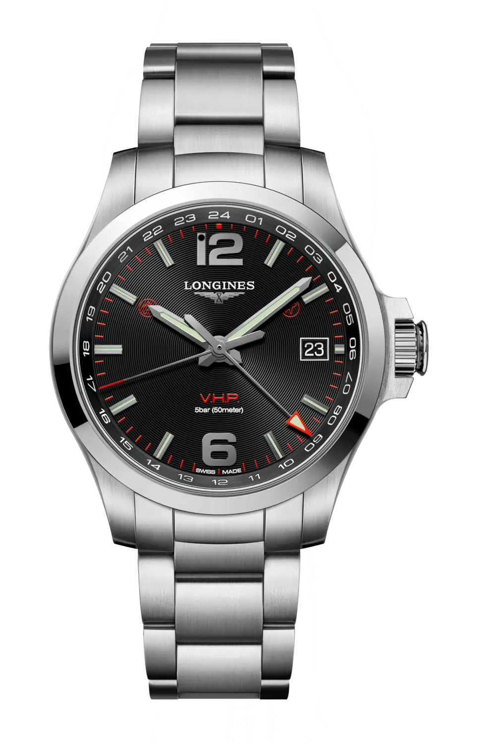 

Часы conquest v.h.p. gmt Longines