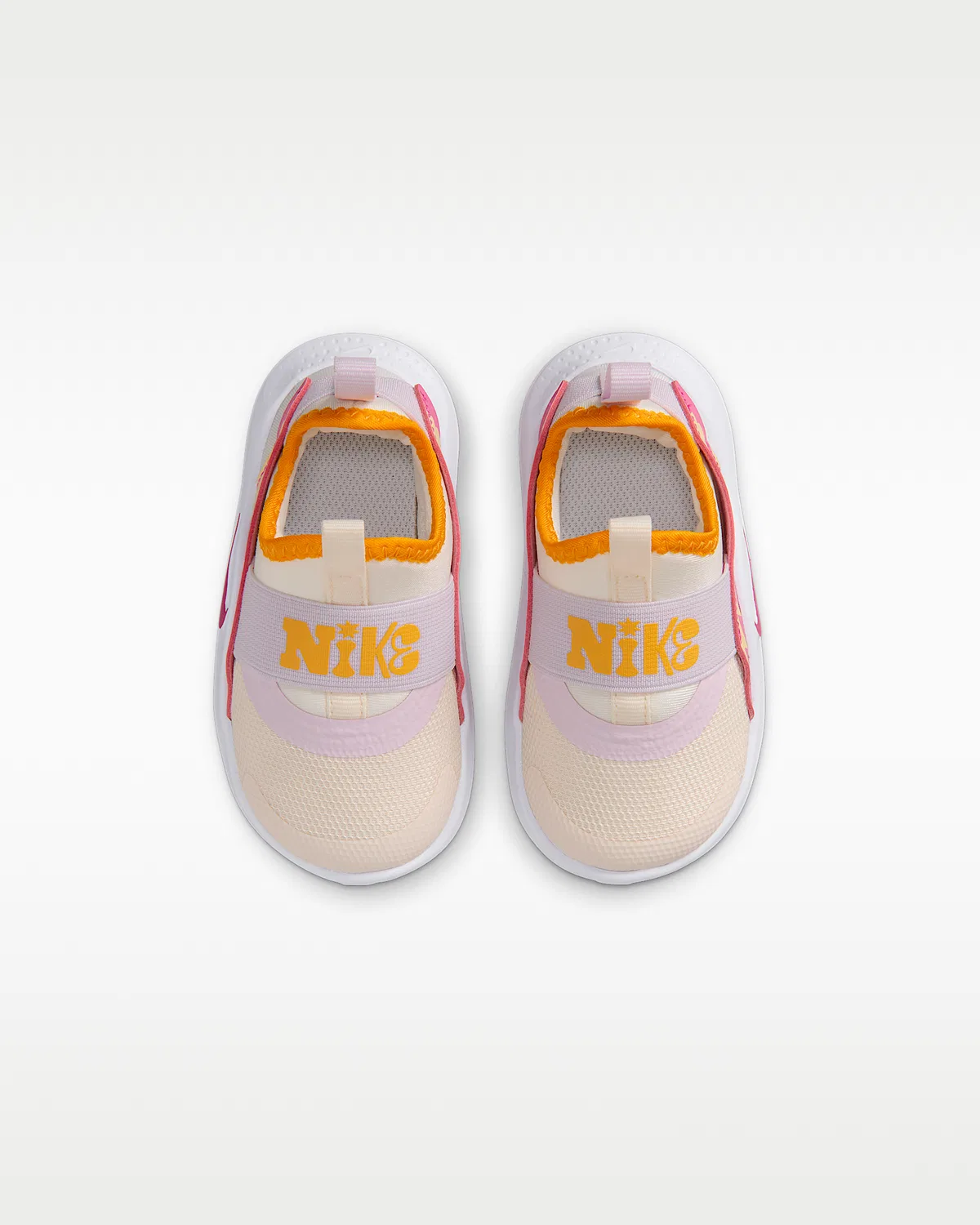 Детские кроссовки Nike Flex Runner 4 SE, Chalk/Sundial/Tangerine Tint/Desert Pink — фото 4
