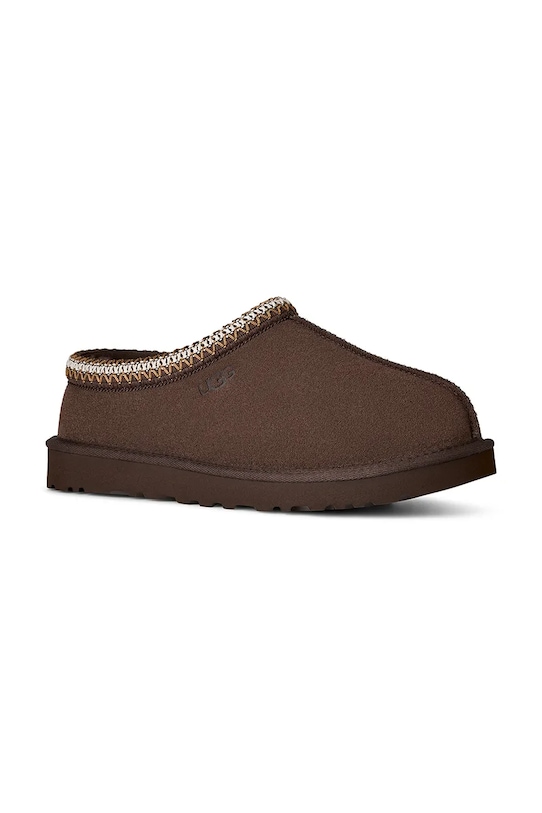 Мужские тапочки Ugg Tasman II замшевые утепленные, темно-коричневый — фото 2