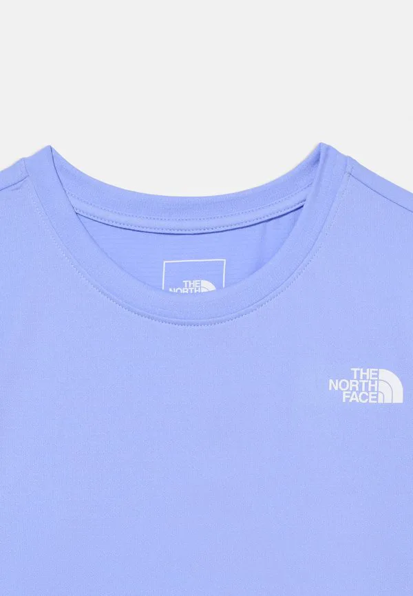 Футболка унисекс flex tee, базовая футболка The North Face, Periwinkle Glow — фото 4
