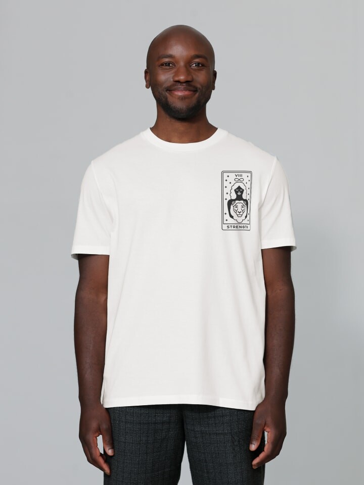 

Футболка wat Apparel T-Shirt Tarot Strength, белый