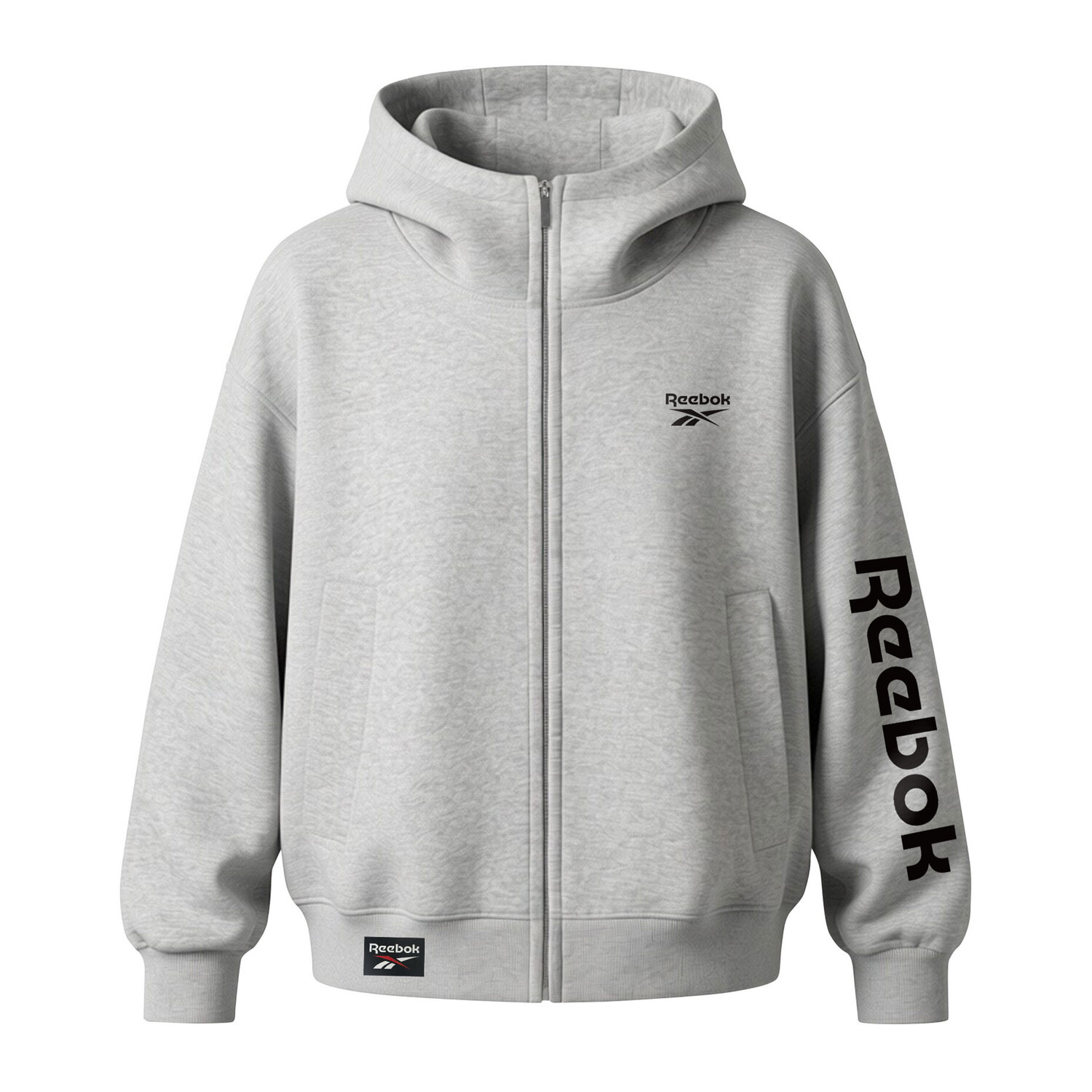 

Толстовка Unisex Hooded Moderate Regular Reebok, светло-серый