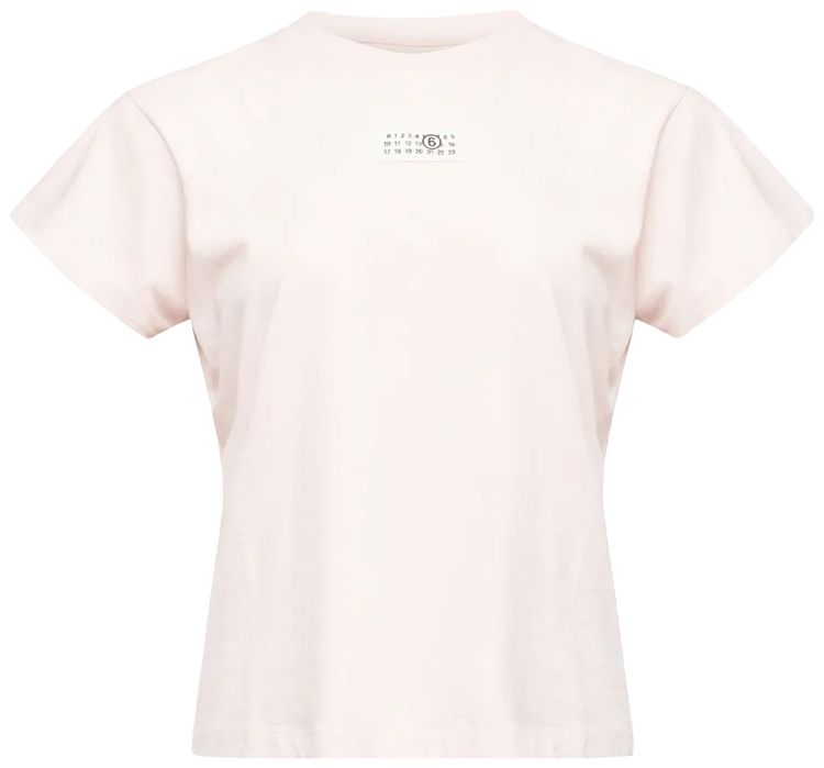 

Футболка MM6 Maison Margiela, розовая, Розовый, Футболка MM6 Maison Margiela, розовая