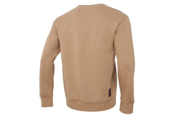 Толстовка wj swt logo printing sports round neck pullover yellow Adidas, желтый — фото 2