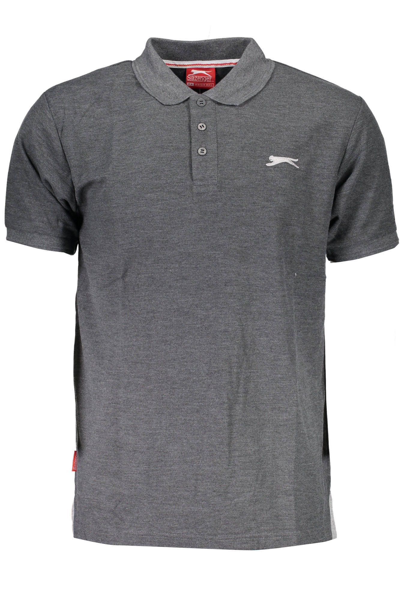 

Мужское поло Slazenger с коротким рукавом и логотипом, серый