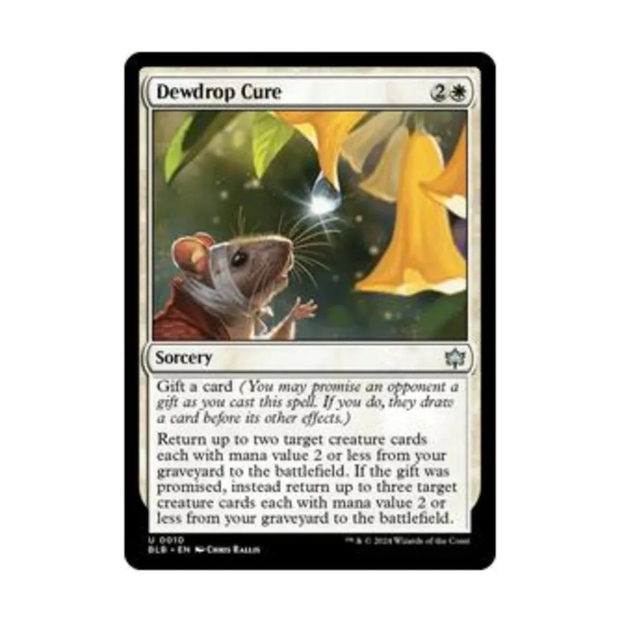 

CCG Лекарство от капель росы (U), MTG - Bloomburrow