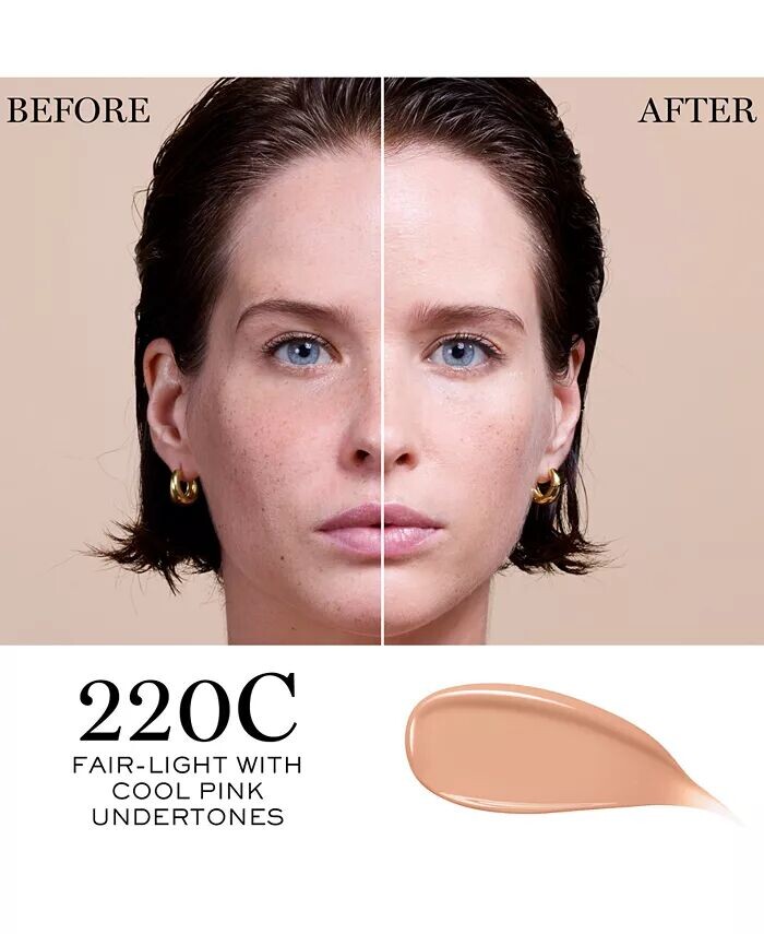 Teint Idole Ultra Wear Care & Glow Serum Тональная основа Lancôme, цвет 220C Fair - light with cool pink undertones — фото 2