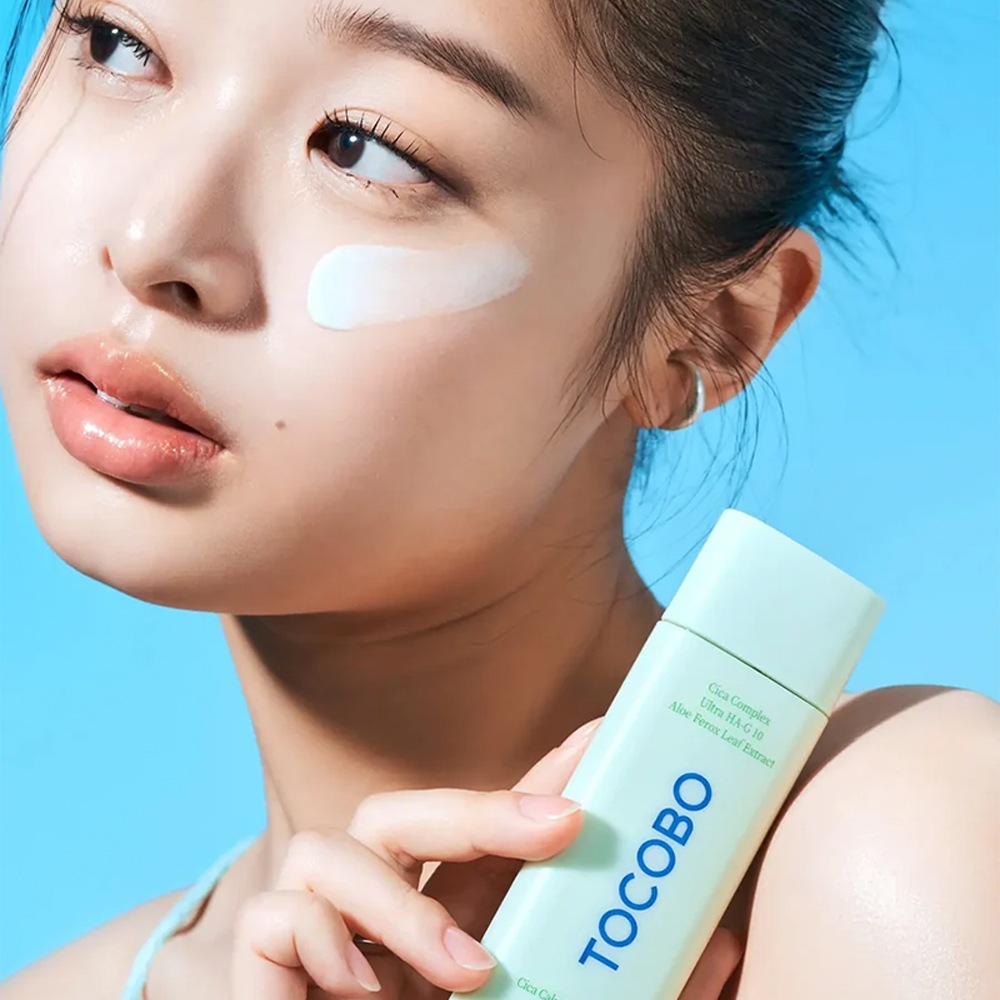 Солнцезащитный крем cica calming sun serum spf50+ pa++++ Tocobo, объем 50 мл — фото 4
