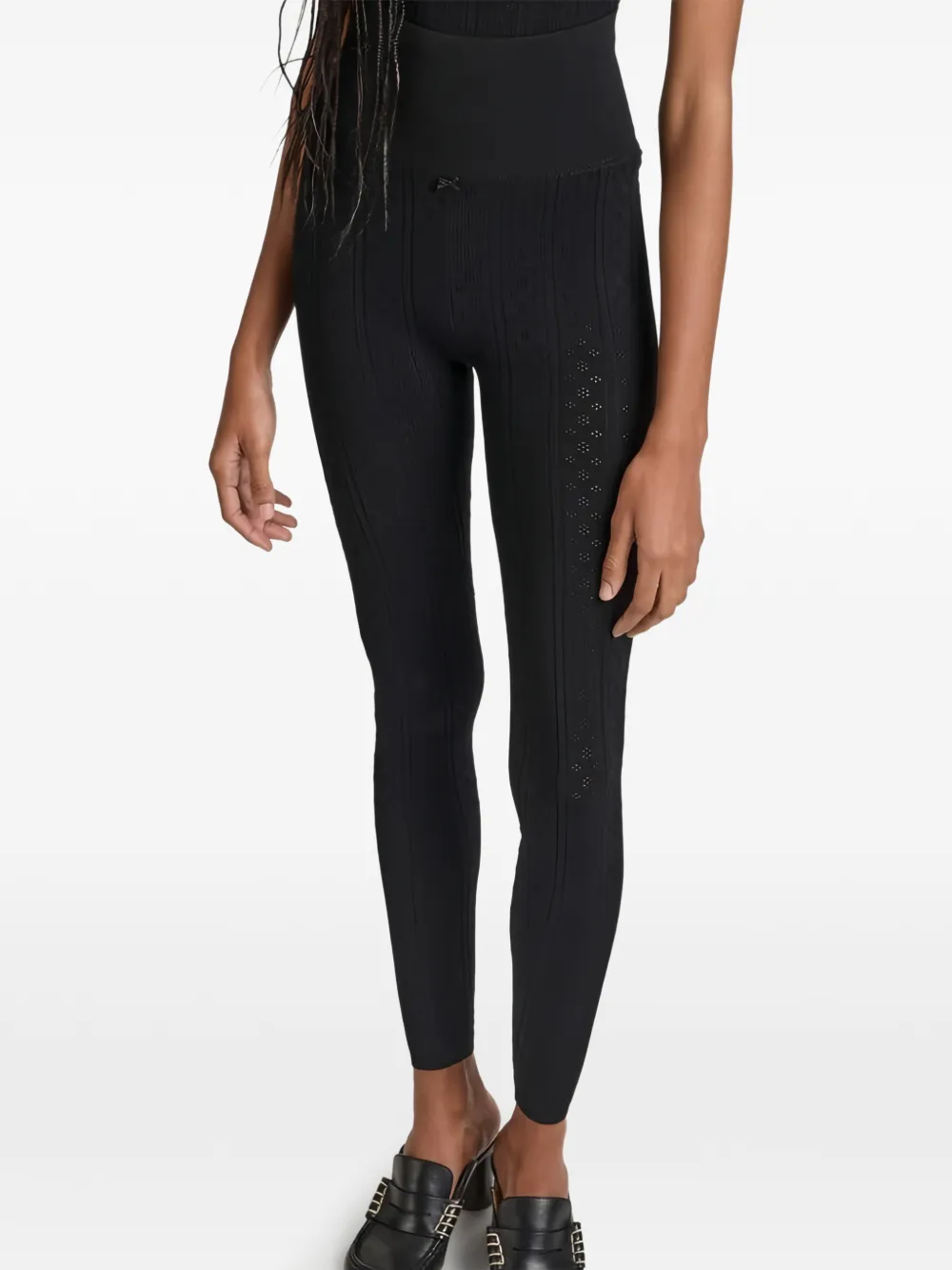 

Трикотажные брюки с косами Jw Anderson, черный