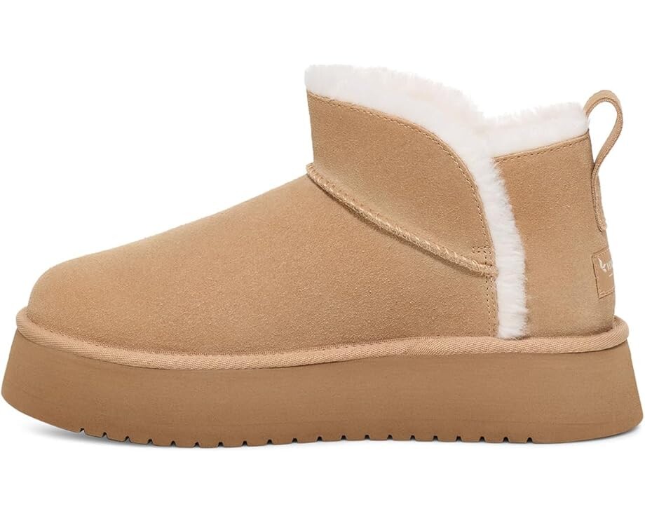 Ботинки женские UGG Koolaburra Koola зимние на плоской подошве, песочный — фото 4