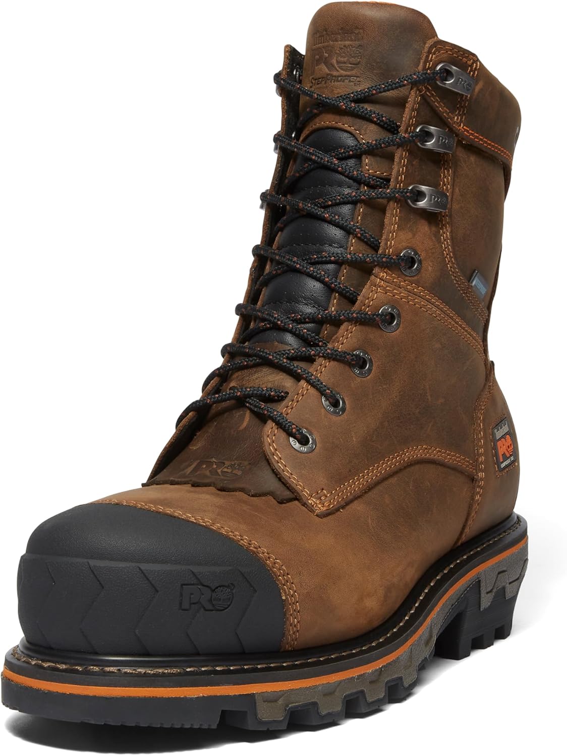 

Timberland PRO мужские водонепроницаемые ботинки Boondock HD Logger с композитным защитным носком, Mocha Brown-2024 New