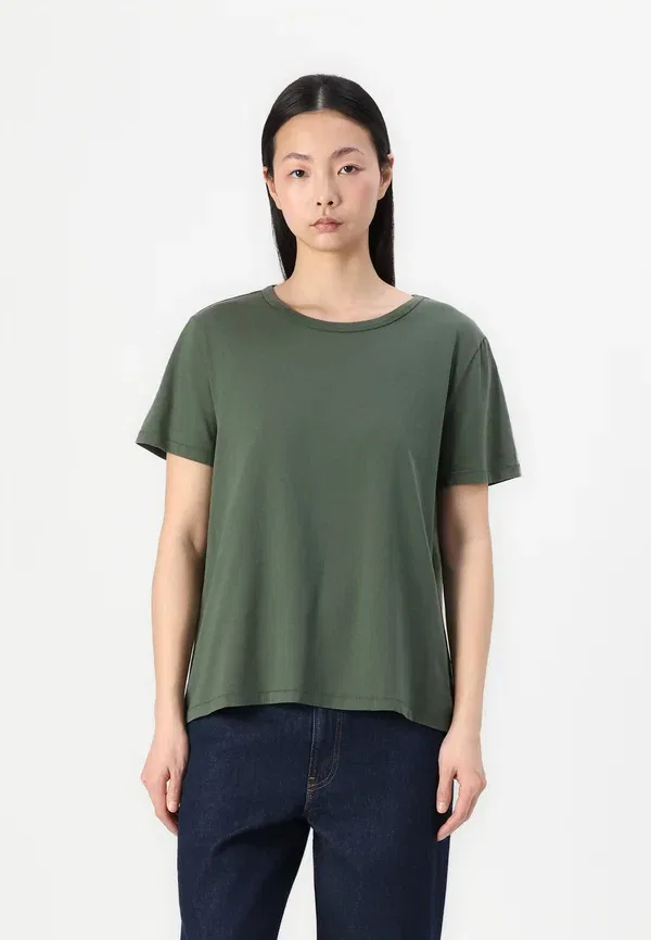 Футболка базовая органическая Gap, цвет тимьян