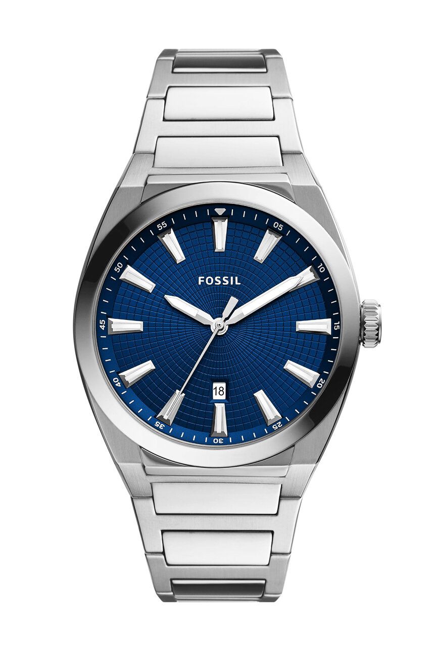 

Эверетт часы Fossil, серебряный