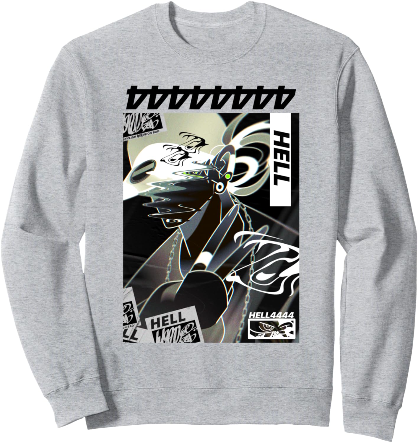 

NAR-T-0005-4444HELL ANOTHER Толстовка Freestyle Creation, серый
