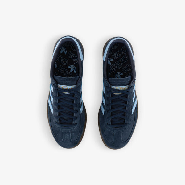 Замшевые кроссовки Handball Spezial с низким берцем Adidas, темно-синий — фото 2