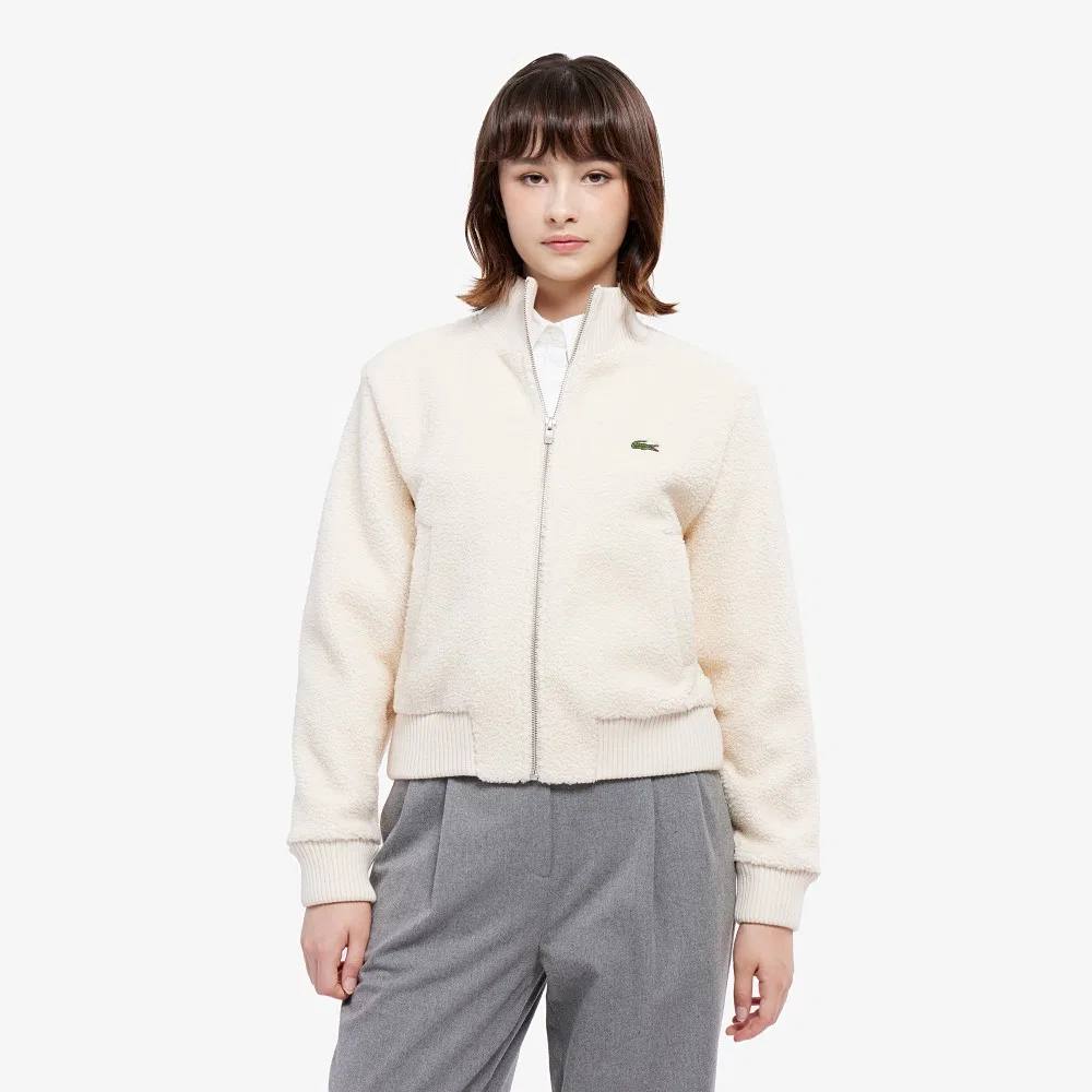 Куртка Lacoste Шерпа Кремовая
