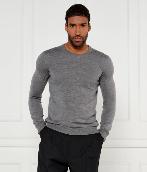 

Шерстяной свитер san cedric-m1 Regular fit Hugo, серый