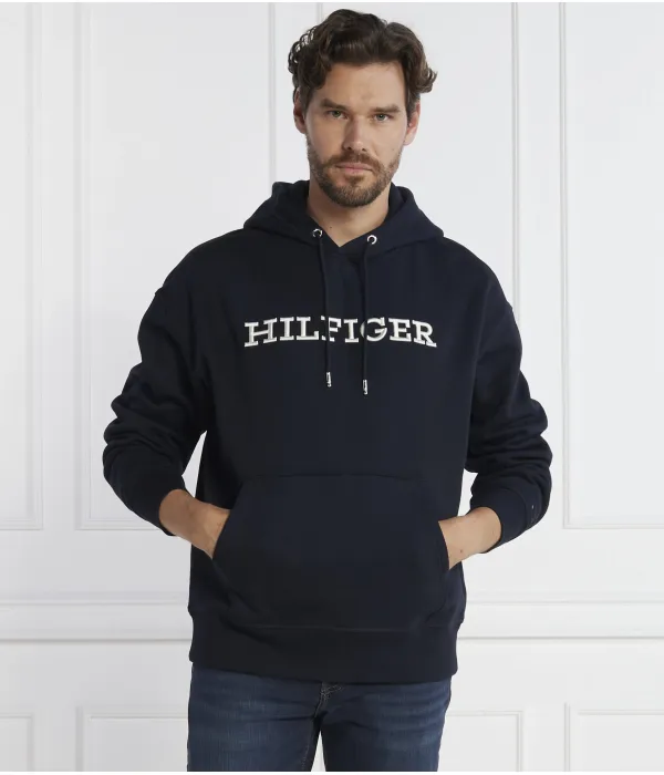 Толстовка Monotype Embro Regular fit Tommy Hilfiger, синий — фото 3