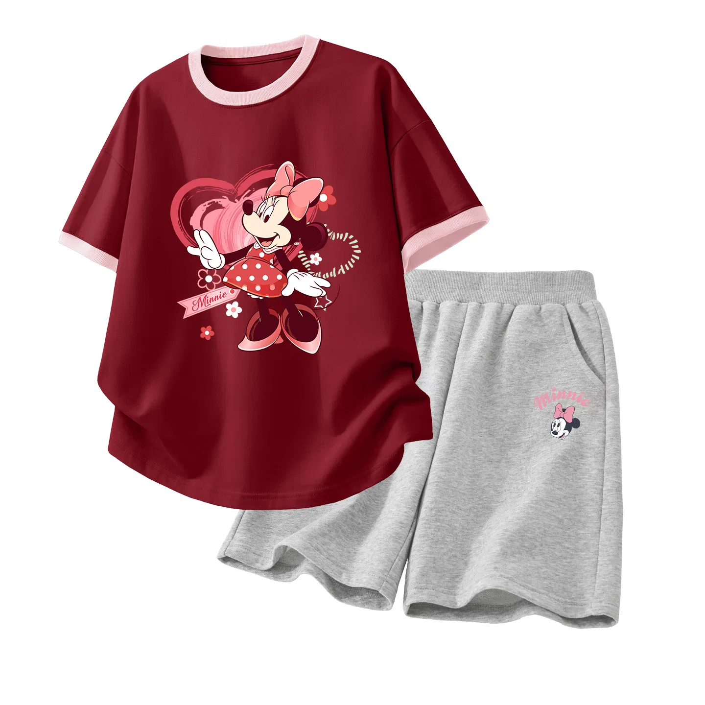 Детский спортивный костюм Casual Sportswear 2 Piece Set Disney, Di Wan Shui Ni White Purple+Di Ni Jie K Black — фото 4
