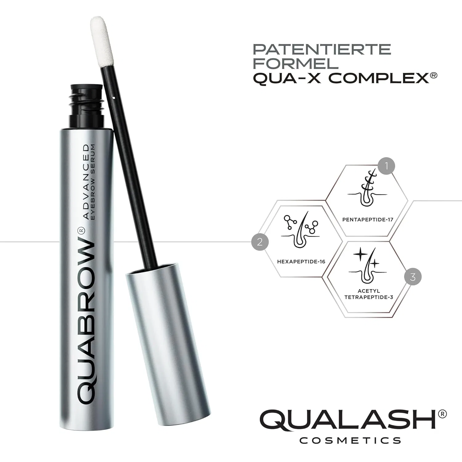 Сыворотка для роста бровей «QUA-X Growth Formula» от Quabrow Qualash — фото 2