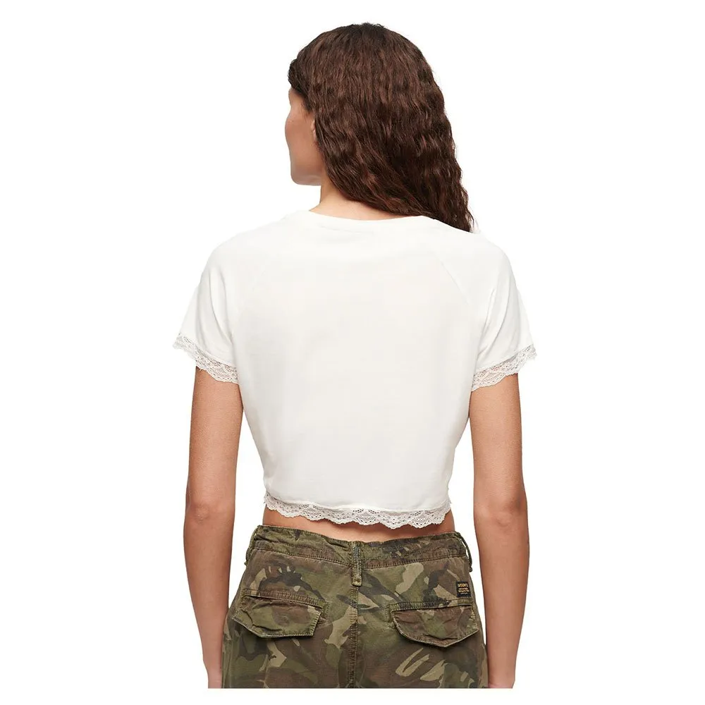 Футболка Superdry 90S Lace Trim, разноцветный — фото 2