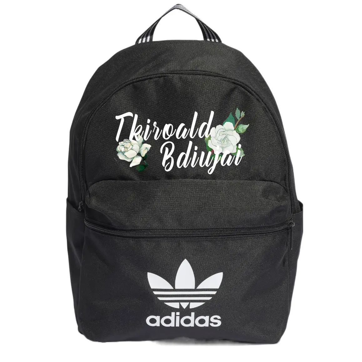

Adidas Originals Полиэстеровый рюкзак обычный унисекс черный, Floral