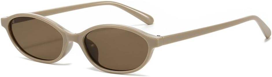 

Ретро-солнцезащитные очки овальной формы для женщин, модные ретро-очки с зеленым градиентом, защита от УФ-излучения UV400 для мужчин, трендовые круглые солнцезащитные очки с заклепками KTUCN, Khaki Tea