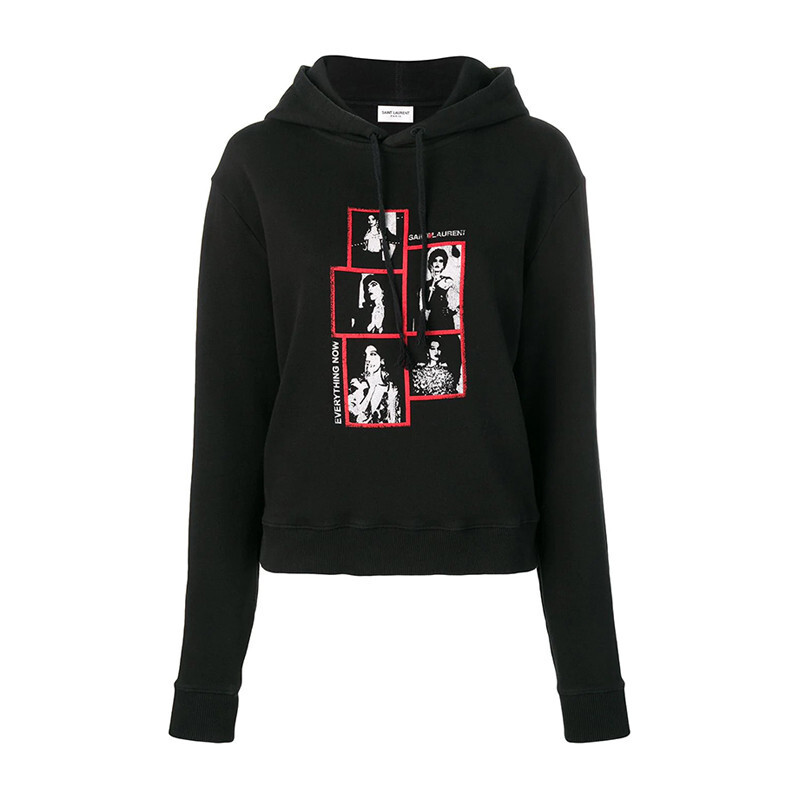 

Толстовка женская черная Saint Laurent