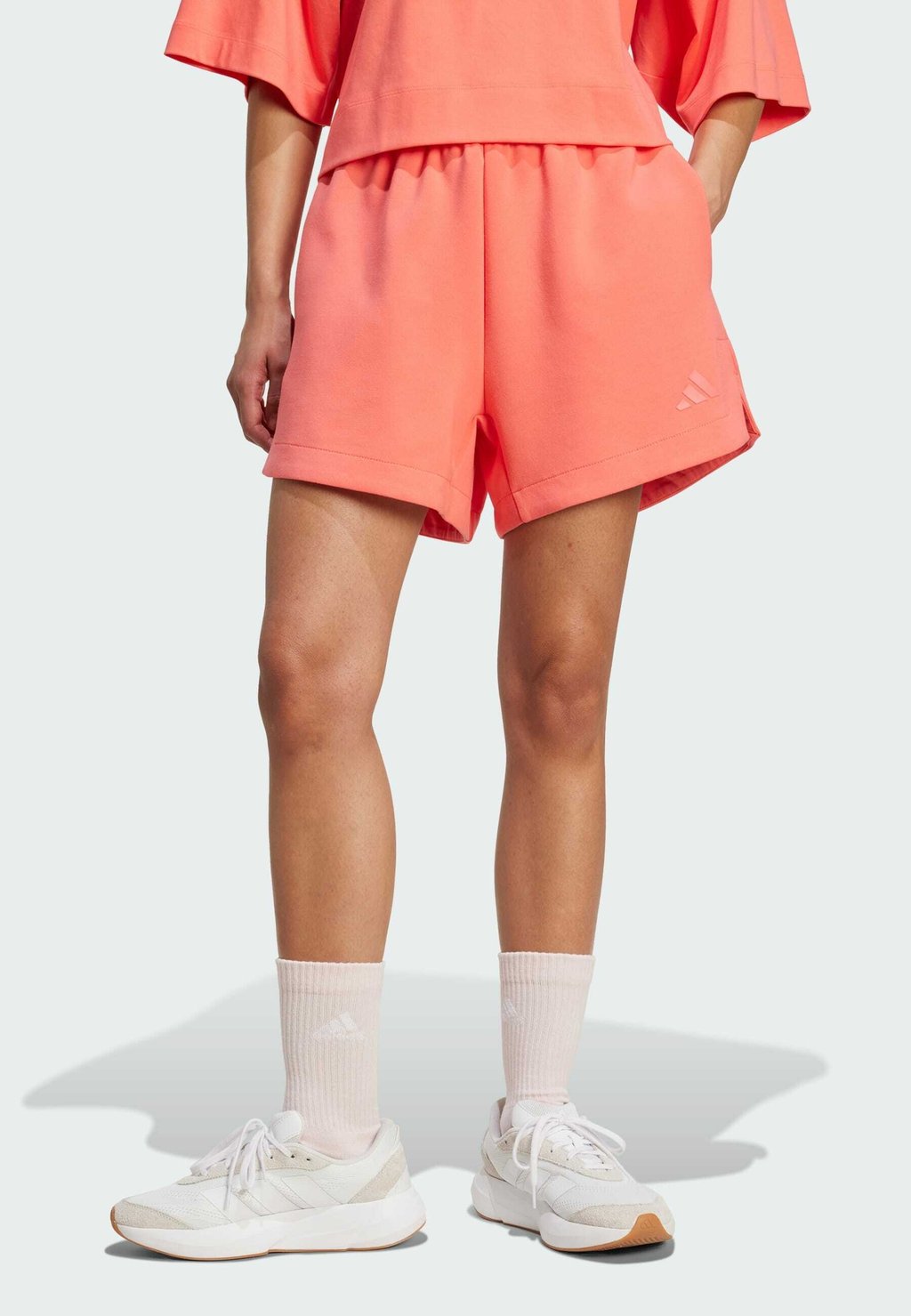 

Шорты ALL SZN SOFT LUX LOOSE Adidas Sportswear, коралловый