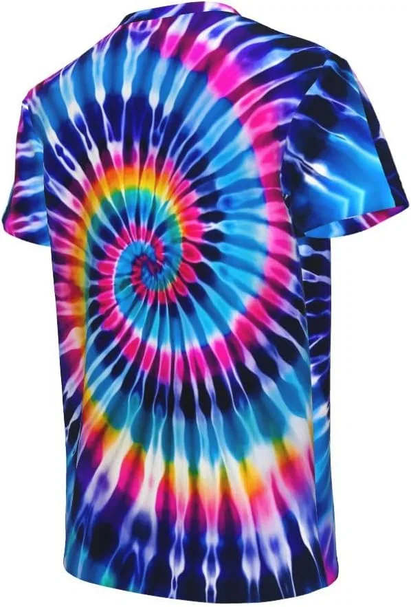 Футболка детская с tie-dye принтом, Ldvjkx, Blue Tie Dye — фото 3