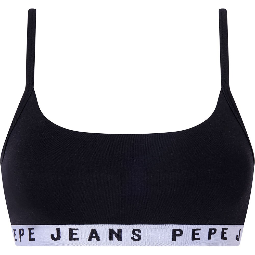 

Бюстгальтер Pepe Jeans Logo Stripeslette, черный