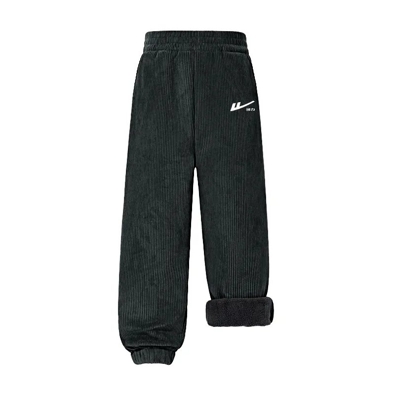 Детские спортивные брюки Moderate WARRIOR, [Corduroy Style Fleece-Lined]Gray/H White Huili Small K