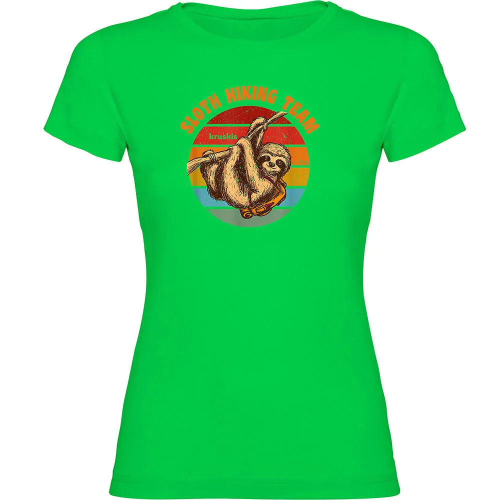

Футболка с коротким рукавом Kruskis Sloth Hiking Team, зеленый