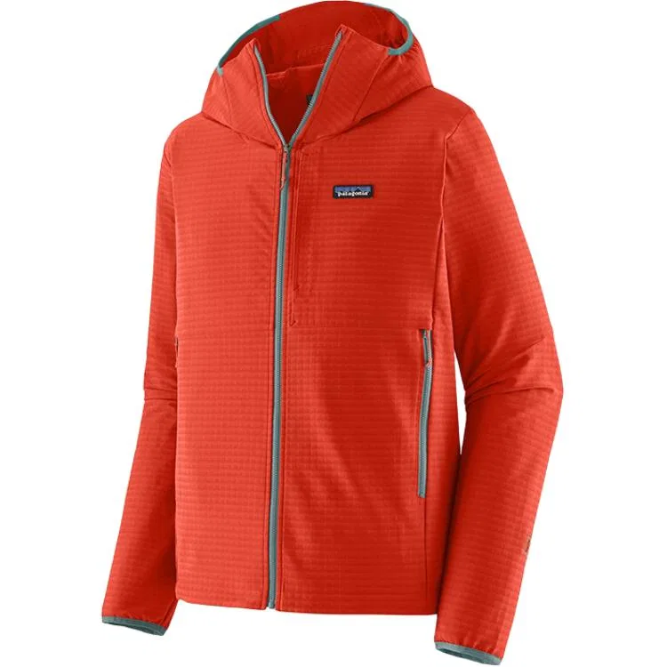 Флисовая куртка с капюшоном Patagonia R1 Fiery Red