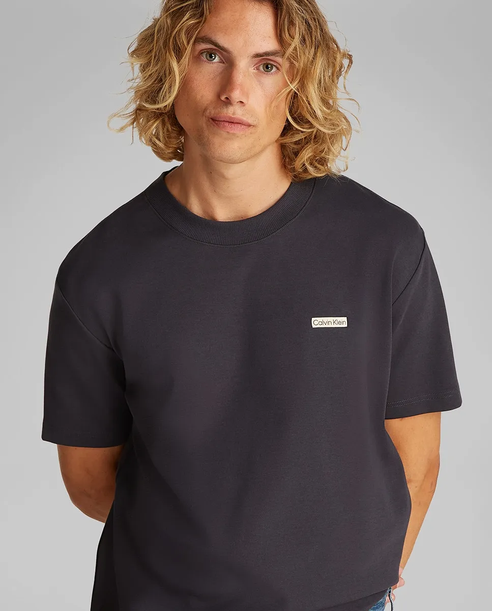 

Футболка мужская с коротким рукавом и логотипом Calvin Klein Jeans, черный